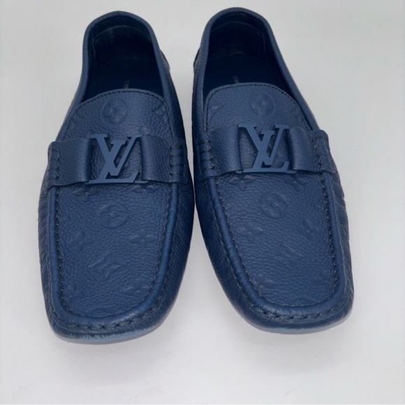 Louis Vuitton Men’s Monte Carlo Driver Shoes Size 11 Blue - Picture 1 of 9